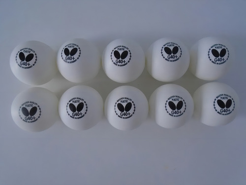 Bolas De Ping Pong Butterfly Plástico 40+ Training