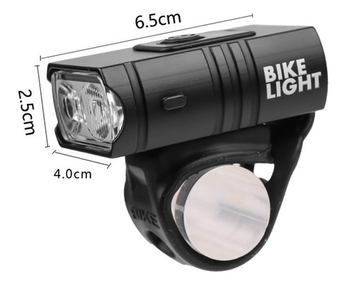 Hispeed Luces Delanteras Y Traseras Impermeables Para Bicicleta 300 Lm