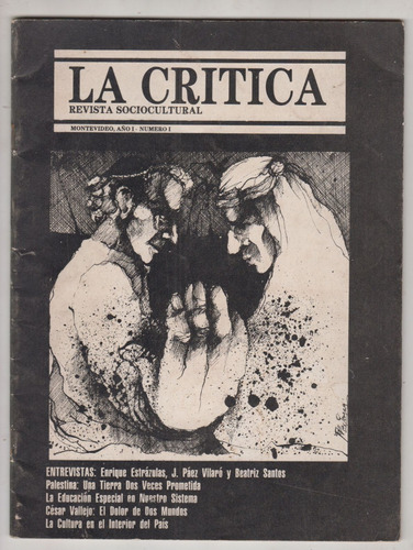 1985 Uruguay Revista Cultural La Critica N° 1 Arte Y Letras 