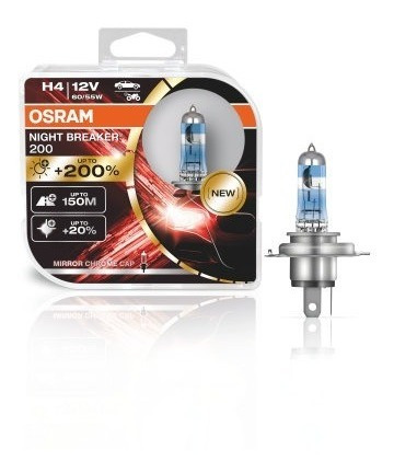 Bombillos H4 Osram Night Breaker 200%