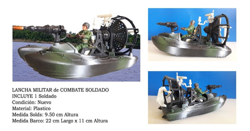 Imagen 5 de 7 de Dante42 Set Juguete Soldados Militar Combate