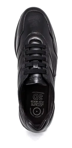 Sapato T nis Casual Jota Pe 3d Maxx Evolution Couro Conforto