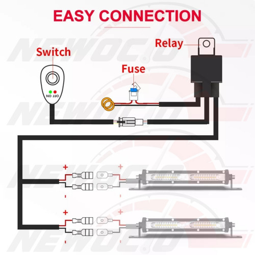 Imagen 5 de 10 de Neblineros Focos Cree Led 12/80v + Cableado Ramal 2 Metros