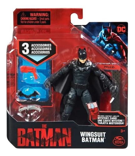 Dc Comics The Batman: Figura De Accion Batman Wingsuit 4''