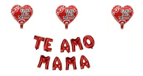 1 Combo 12 Globos Dia De Madre Mama (ver Descripcion)