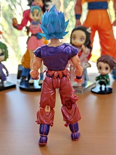 Figura Goku Ssjgb Kaioken - Demoniacal Fit Shf (Usado)