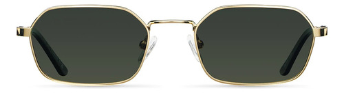 Lentes De Sol Meller Polarizados Uv400 - Lerato Gold Carbon