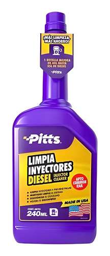 Limpia Inyectores Pitts Diesel Common Rail 240ml