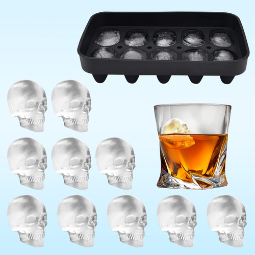Moldes Para Hielo Calavera Modelo 3d Moldes Para Hielo De