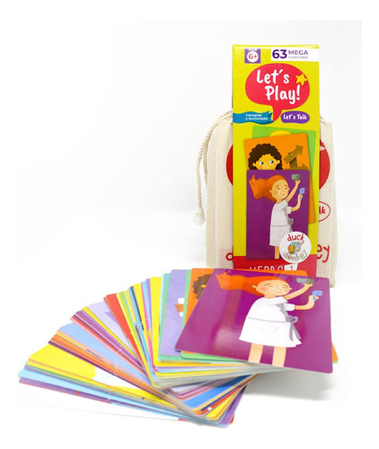 Tarjetas Mega Flash Verbos En Inglés 1 Y 2