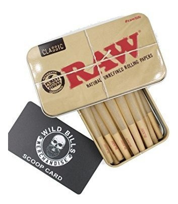 Tubo Y-o Papel Para Armar 15 Conos Raw King Size Con Estuche