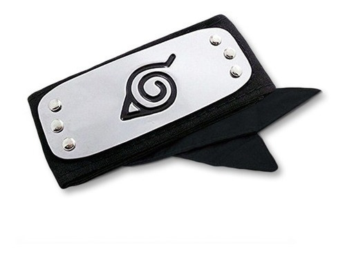 Imagen 2 de 5 de Set Bandana Naruto Diadema Banda + Collar Aldea De La Hoja