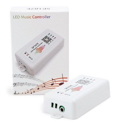 Controlador Sp107e Bt Led Ws2811 Ws2812b Audioritmico Música