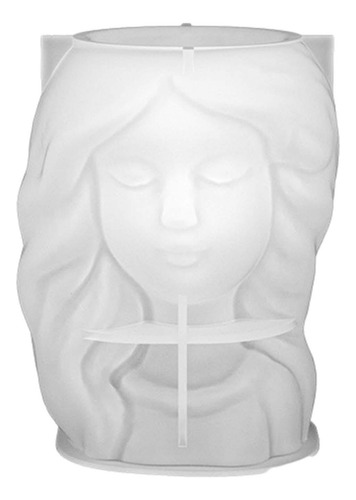 Florero Para Niña, Molde De Silicona, Maceta De Fundición