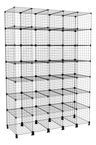 Estante 35 Nichos Armário De Aço Multiuso Loja Estoque Roupa