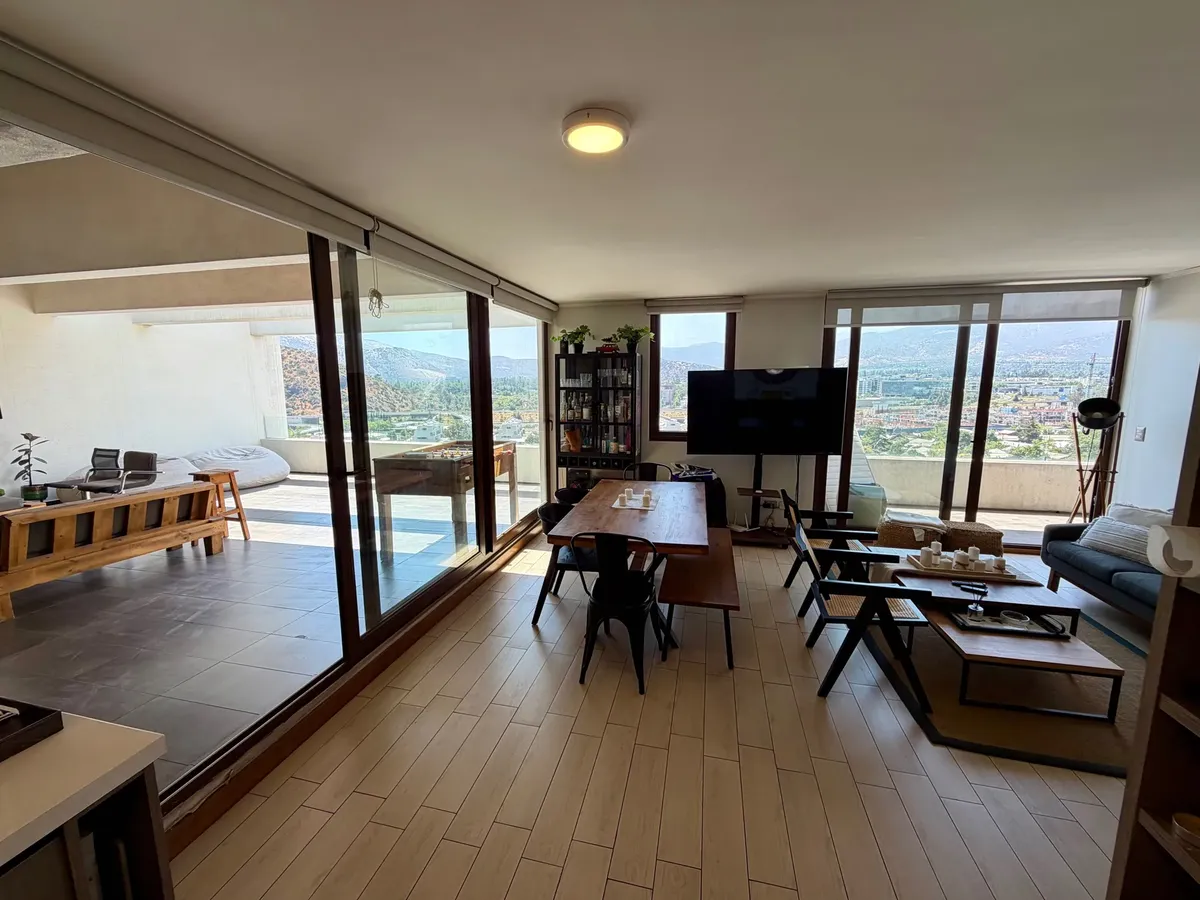 Imagen 2 de 15 de Gran Terraza - Moderno Depto 1d 2b (157384)