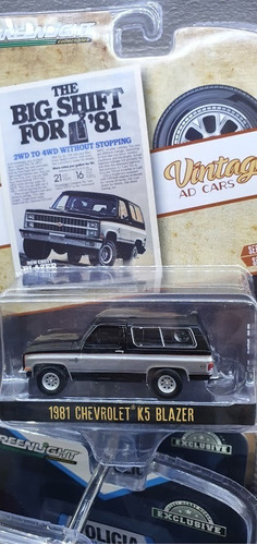 1981 Chevrolet K5 Blazer Vintage Greenlight 1/64