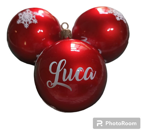 Bolas Navideñas Esferas Personalizadas De 7cm