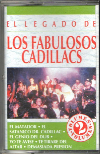 Cassette, El Legado De Los Fabulosos Cadillacs Vol 2 . (Usado)