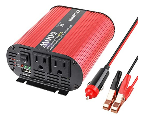 Inversor De Corriente De 500w Dc 12v Ca 110v Puerto De ...