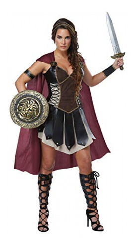 Disfraz De Mujer Disfraz Clásico De Gladiador Glorioso Para