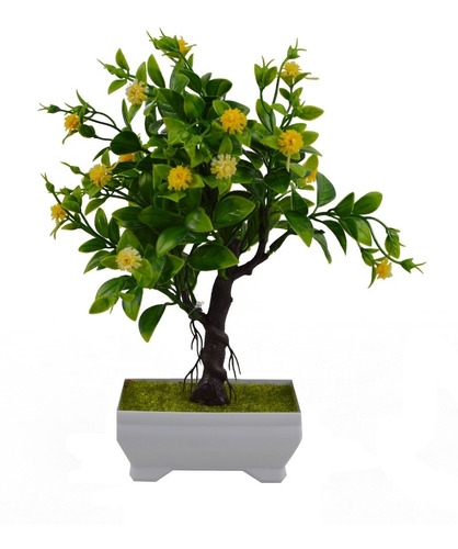 Planta Flor Gipsófila Artificial Macetero Decoración 26cm