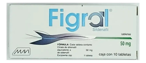 Figral Sildenafil 50 Mg Con 10 Tabletas Mavi / 2 Cajas