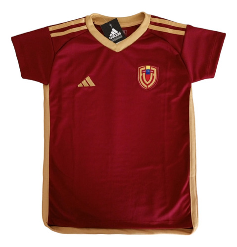 adidas Camisa Franela Uniforme Vinotinto Futbol 2024 Ss99