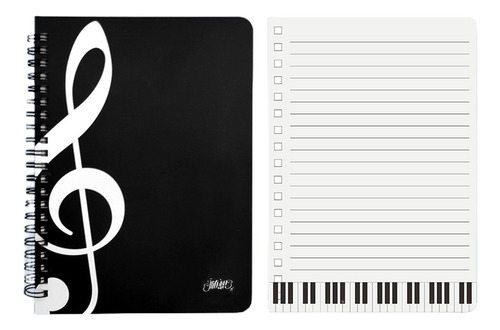 Cuaderno Con Notas Musicales A5, 20x14 Cm, Pack De 3