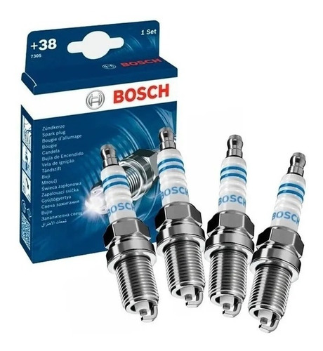 Jogo Vela Bosch Gol G2 / G3 1.0 8v Gasolina/gnv 2000-2005 Vw
