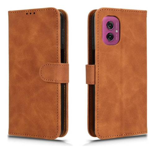 Funda Abatible Para Motorola Moto G55 5g Kickstand Cartera