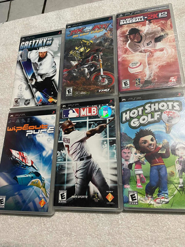 Lote De 6 Juegos Para Sony Psp