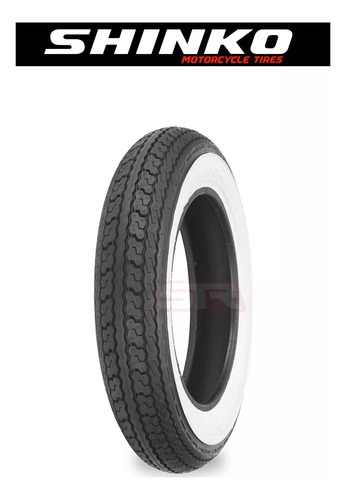 Llanta Shinko 100/90-10 Sr550 59j Tl Heavy Duty Cara Blanca