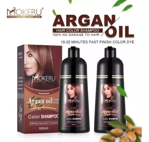 . Nuevo Champú Permanente For Teñir El Cabello De Forma