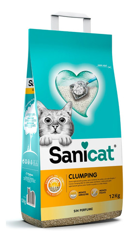 Arena Sanicat Ultra Agrutinante Strong Clumps 12 Kgs Premium