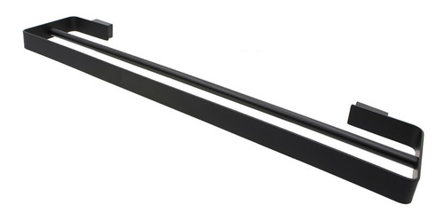 Juego Accesorios Para Baño Negro Mate Cuadrado 8 Pz Lujo