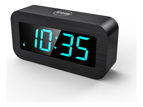 T-famy Reloj Despertador Digital Con Pantalla Híbrida Led/lc