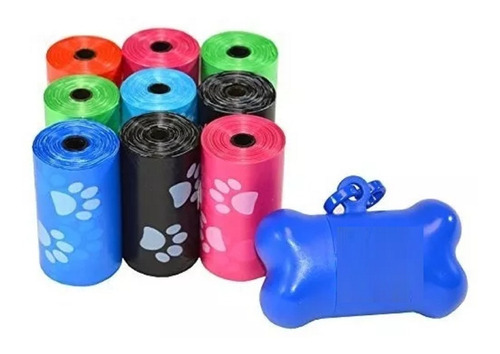 900 Bolsas Para Recoger Excremento De Mascota + Dispensador