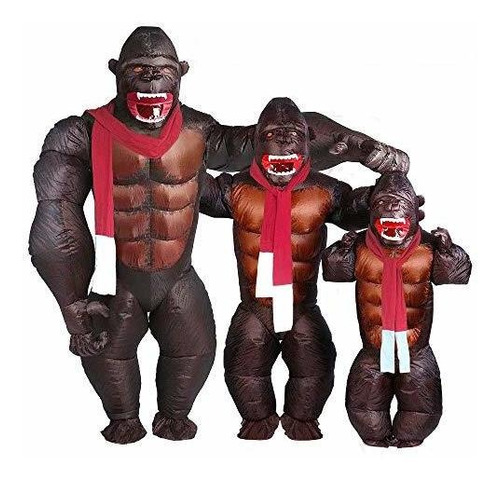 Disfraz Inflable De Gorila Para Niños - Disfraz Inflable De 