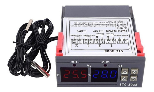Imagen 2 de 2 de Controlador De Temperatura Digital Termostato Stc-3008