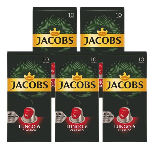 Capsulas Nespresso Compatibles Jacobs Lungo X50 Francia