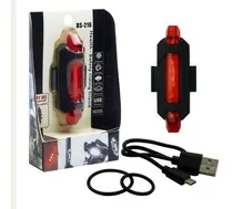 Comprar Luz Led Posterior Para Bicicleta  Y Scooter Recargable Usb