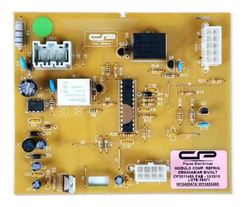 Módulo Compatível Refrigerador Crm50ab Crm50ar W10400474