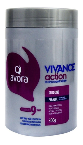 Avora Vivance Action Pó Descolorante Silicone 300g