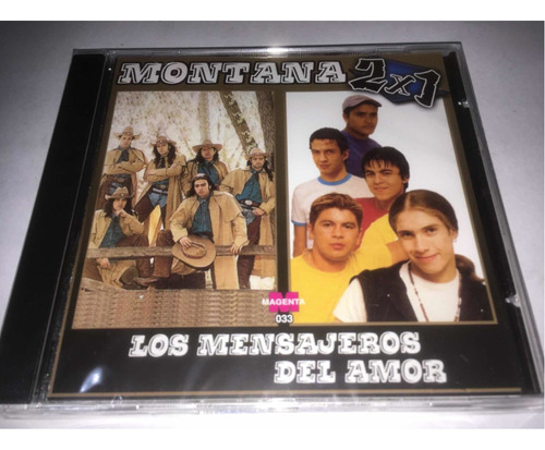 Montana - Los Mensajeros Del Amor Cd 2 X1 Nuevo Cerrado Orig