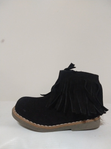 Bota Botitas Gamuza Forradas Niñas Art.  1150 Negro