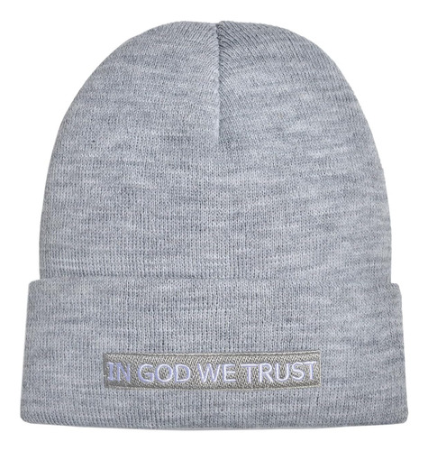 Qngey Christian Jesus Cross In God We Trust Hat Gorro Hombre