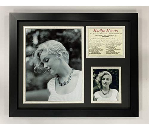 Legends Never Die Marilyn Monroe Collar Blanco Y Negro Foto 