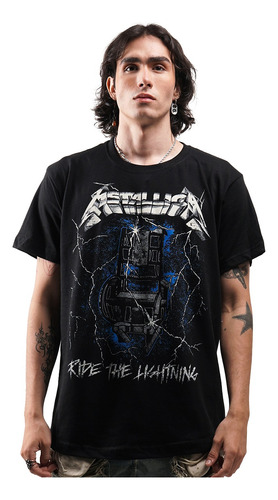 Camiseta Metallica  Ride The Lightning Rock Activity