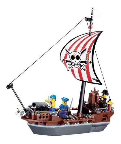 Lego Barco Pirata Juguetes Niños 197piezas Legos Juguete
